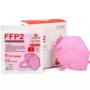 Pack 30 Mascarillas FFP2 CE. Color rosa