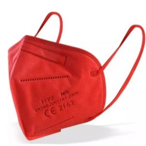 Pack 20 Mascarillas FFP2 CE. Color rojo