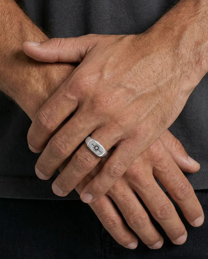 Anillo Horizon Plata. Talla 10 - Imagen 2