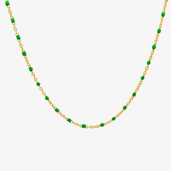 Cadena Gem Oro (Verde)