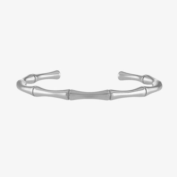 Brazalete Bambu Plata
