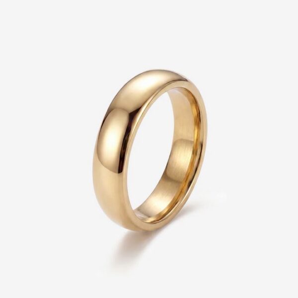 Anillo Band Oro. Talla 8