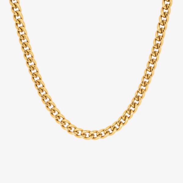 Collar Cubana Oro 5mm 60cm