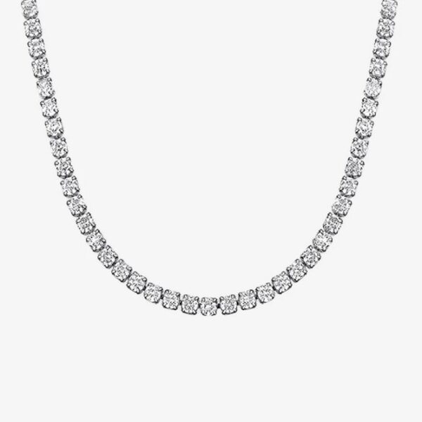 Collar Tennis Icy Plata